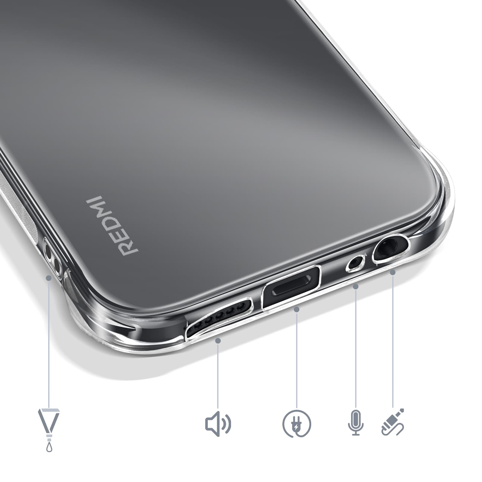 Coque Redmi A7 Pro Transparent