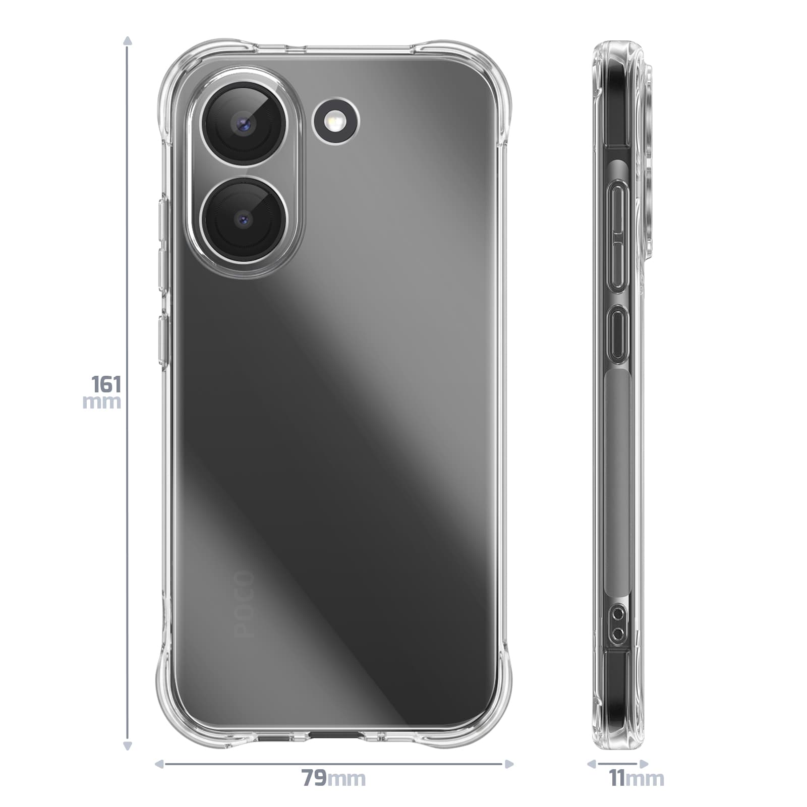 Coque Poco X8 Pro Transparent