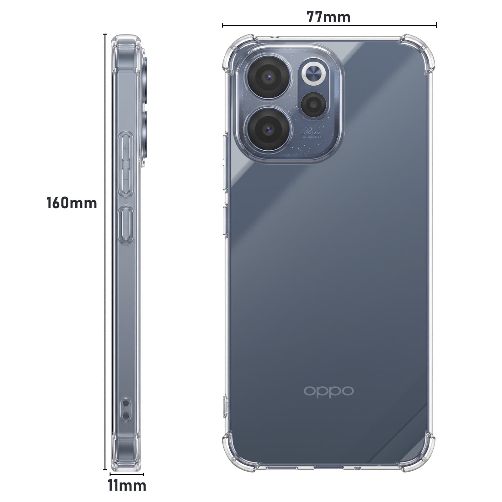 Coque Oppo Reno 15F Transparent