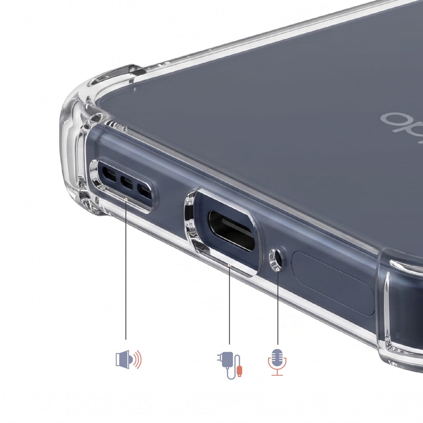 Coque Oppo Reno 15F Transparent