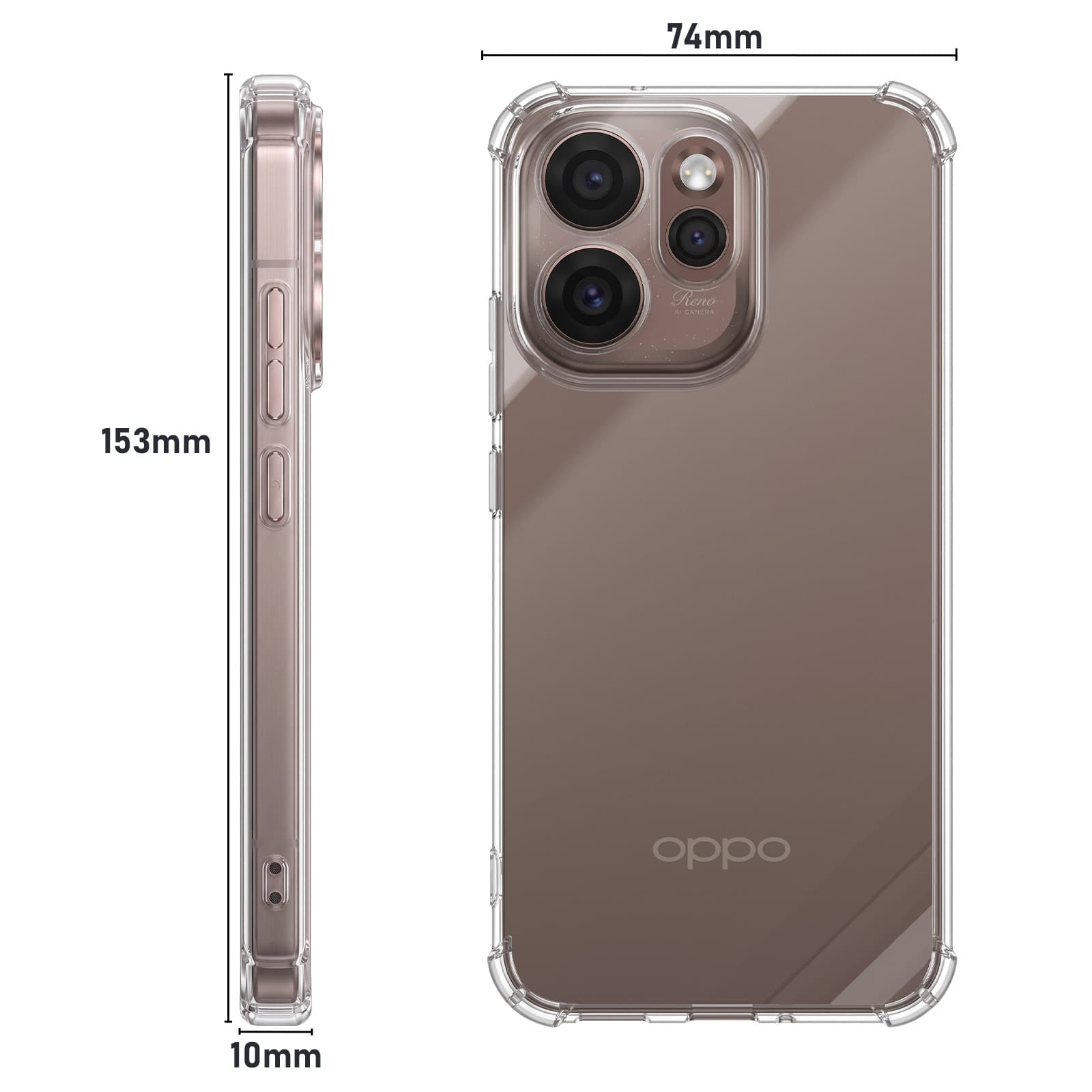 Coque Oppo Reno 15 Pro Transparent