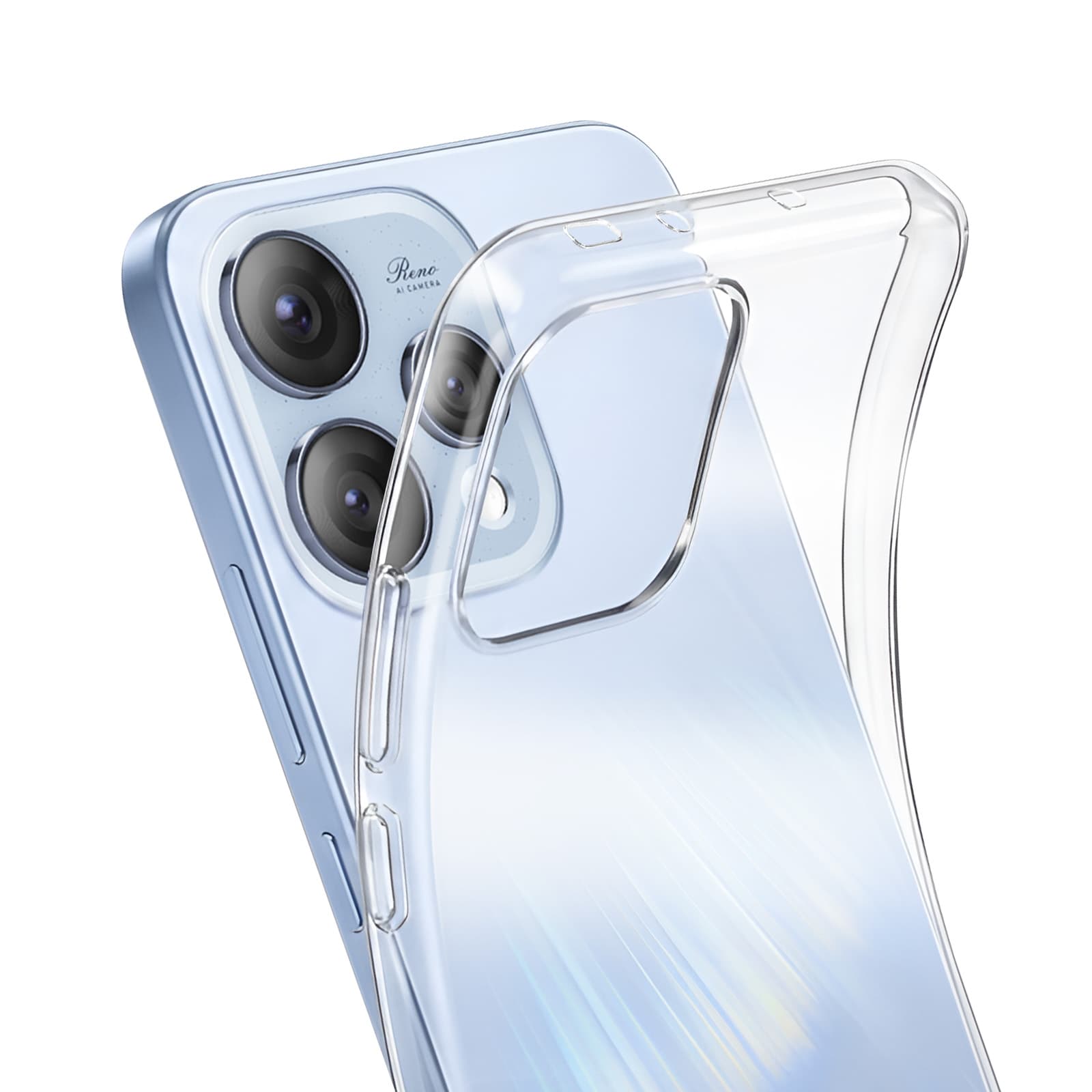 Coque Silicone Transparent Ultra-fine 0.5mm p. Oppo Reno 15