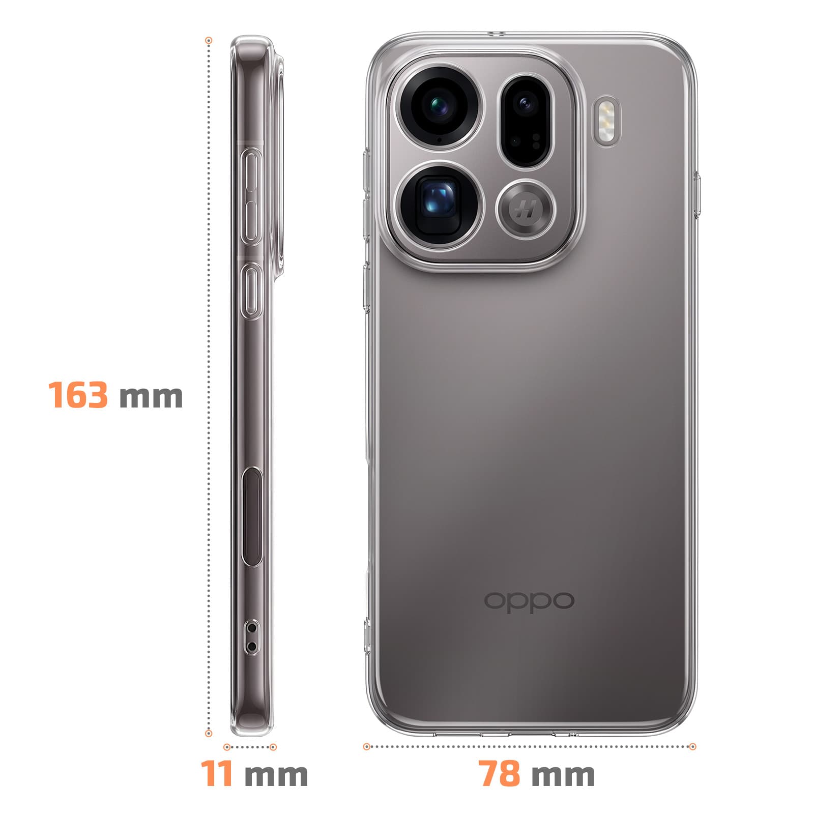 Coque Oppo Find X9 Pro Transparent