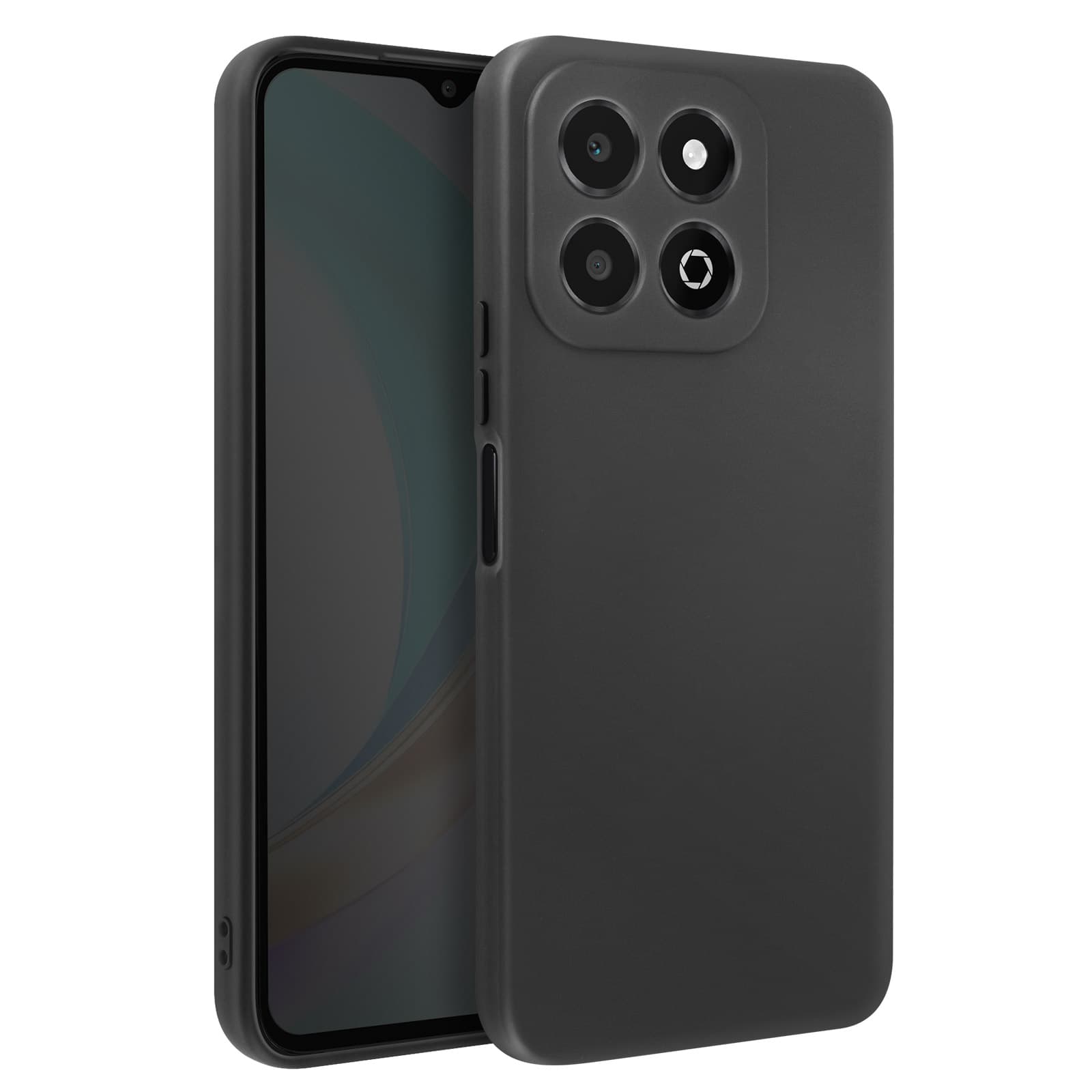 Coque Honor X6b Série Fast Cover - Soft Touch Noir