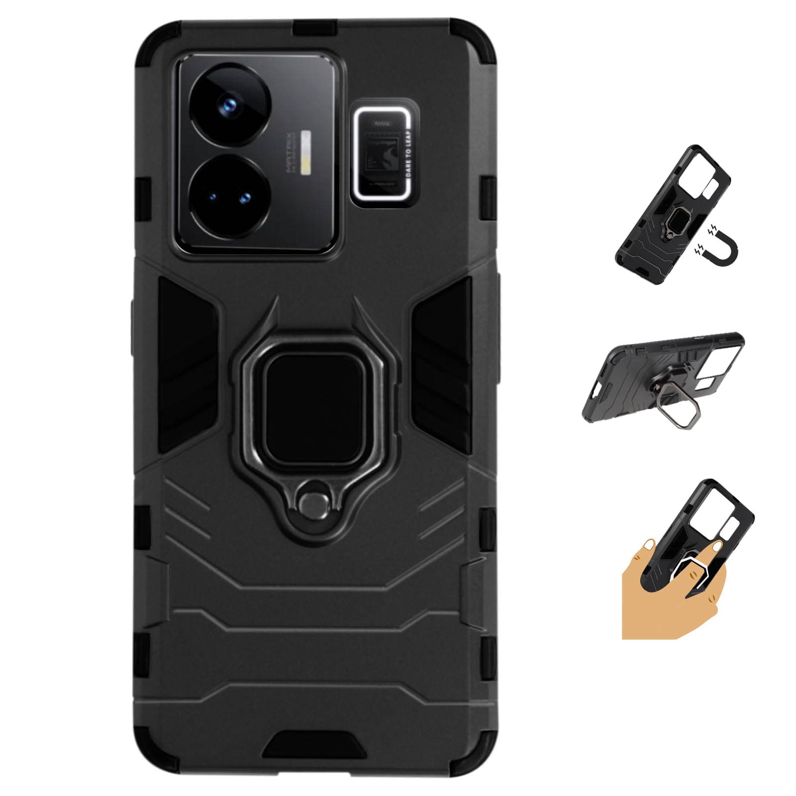 Coque Realme Gt3, Bi-Matiere