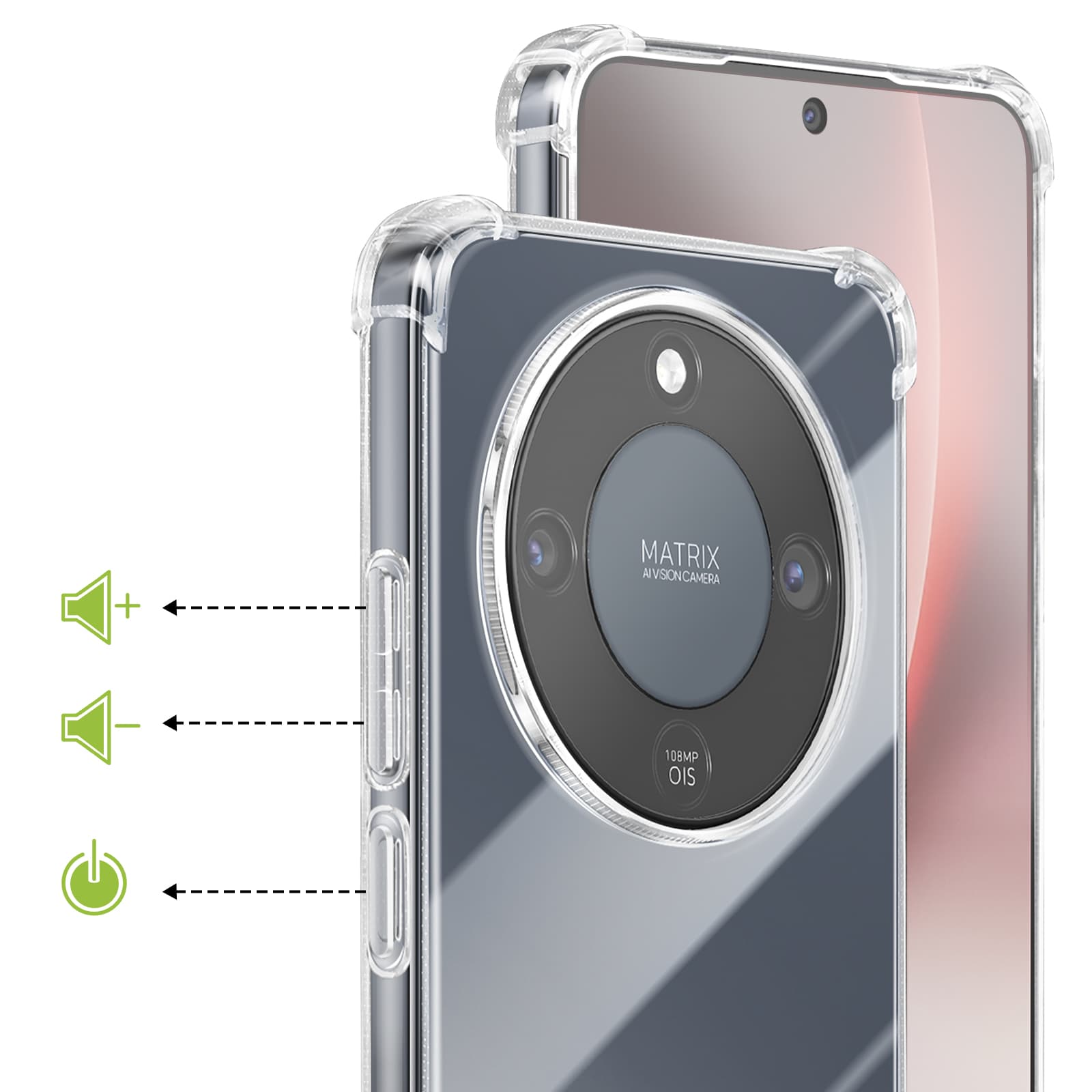 Coque Honor Magic 8 Lite Transparent