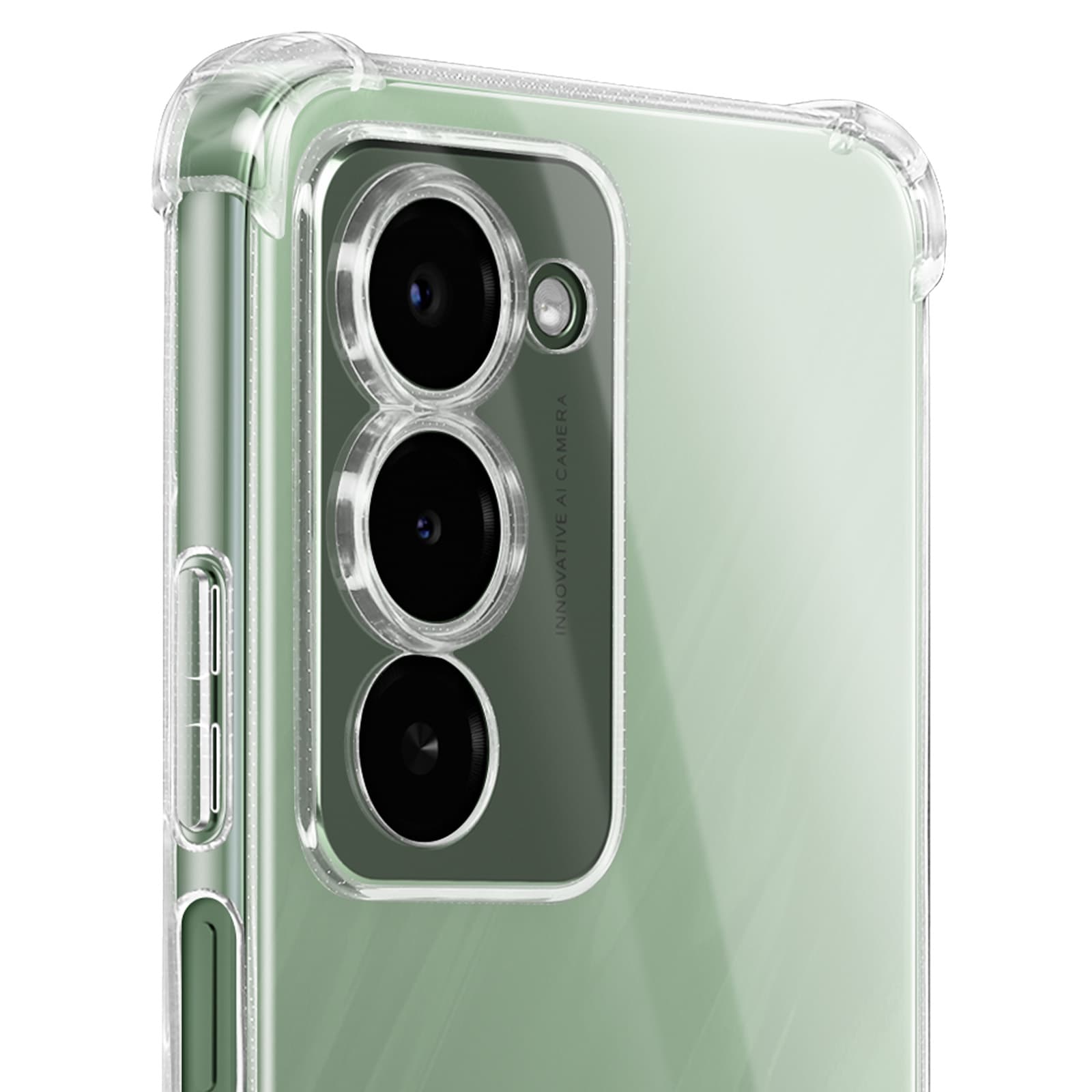 Coque Bumper Xiaomi Redmi 15 5G Coins renforcés Antichoc Mayaxess - Transparent