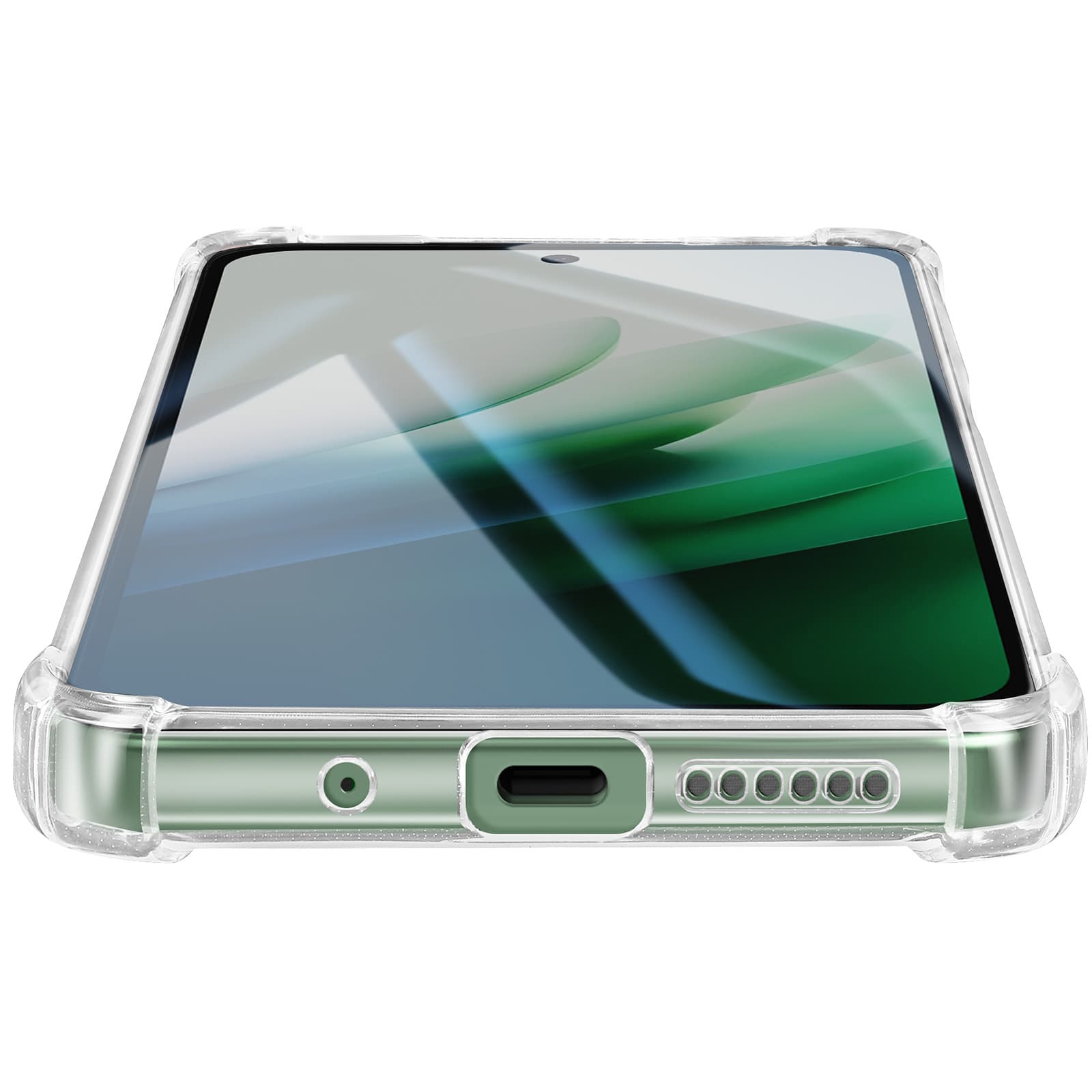 Coque Bumper Xiaomi Redmi 15 5G Coins renforcés Antichoc Mayaxess - Transparent