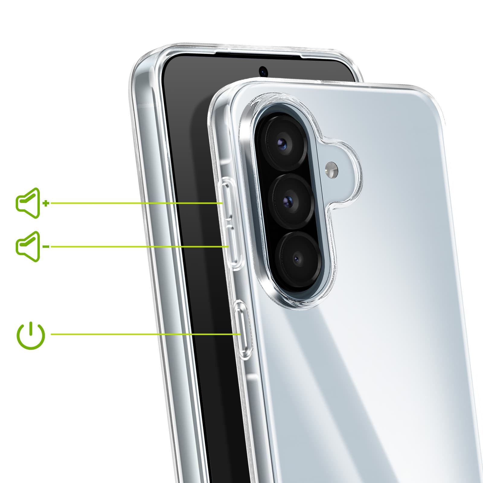 Coque Silicone Souple Samsung Galaxy A57 - Mayaxess Transparent