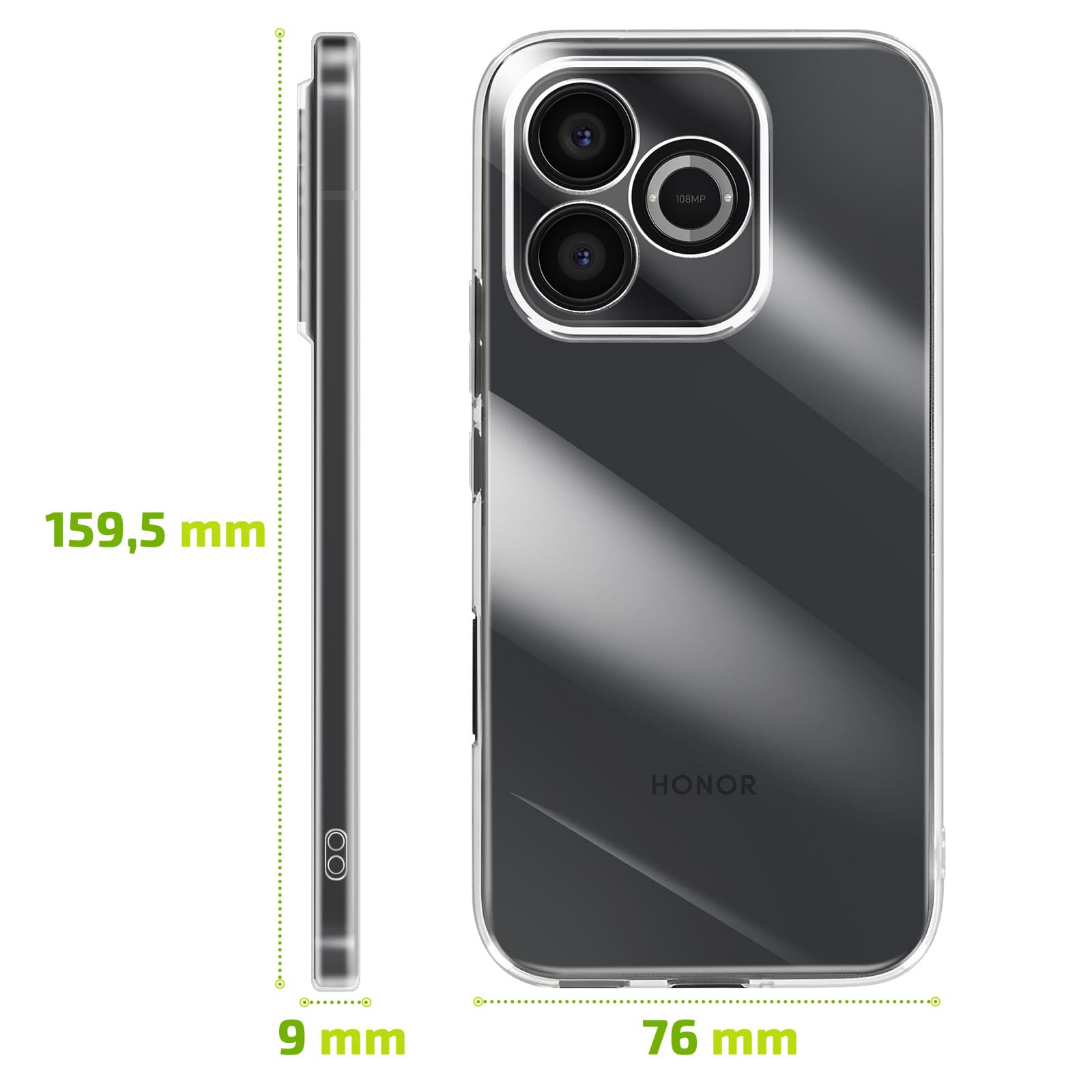 Coque Honor 600 Lite Transparent