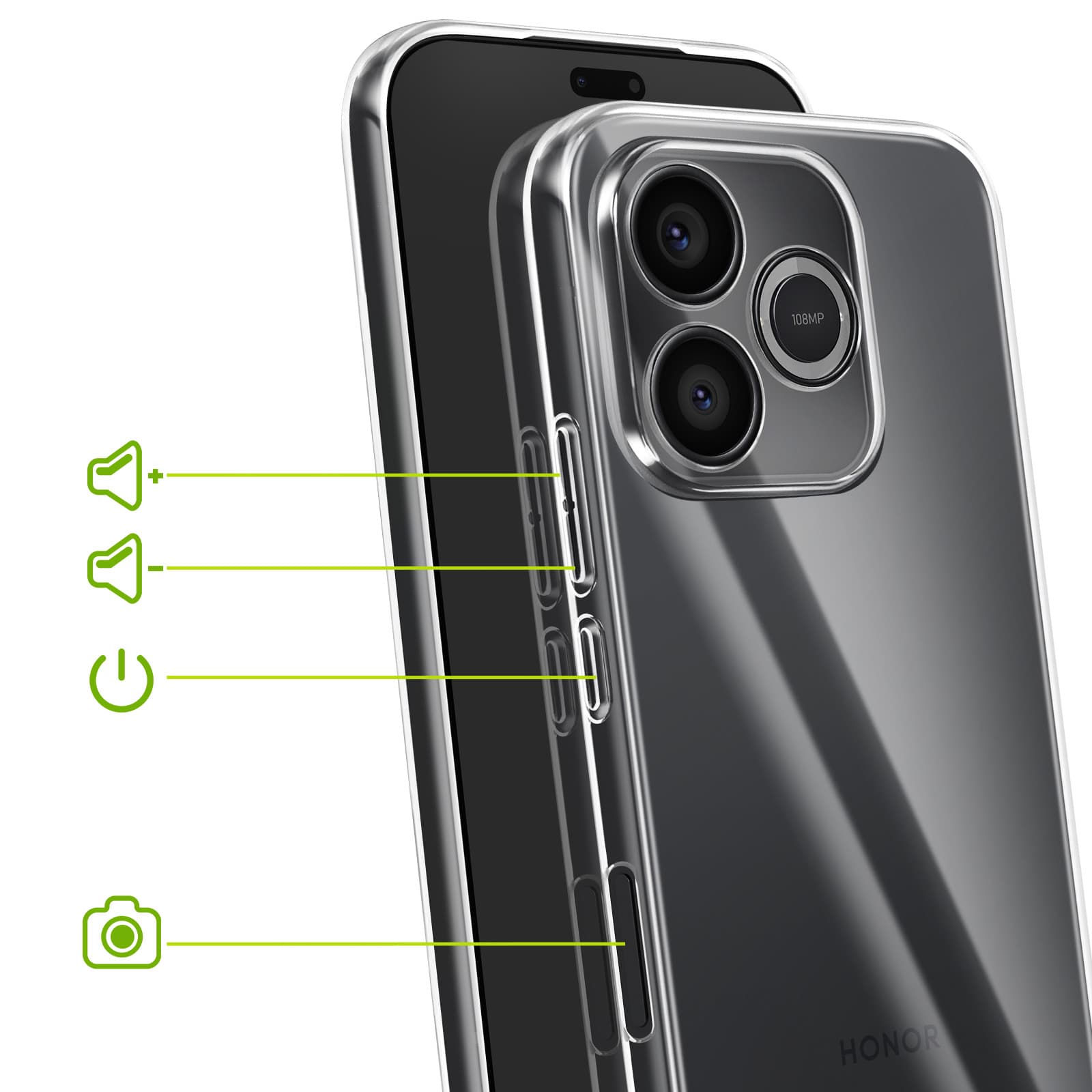 Coque Honor 600 Lite Transparent