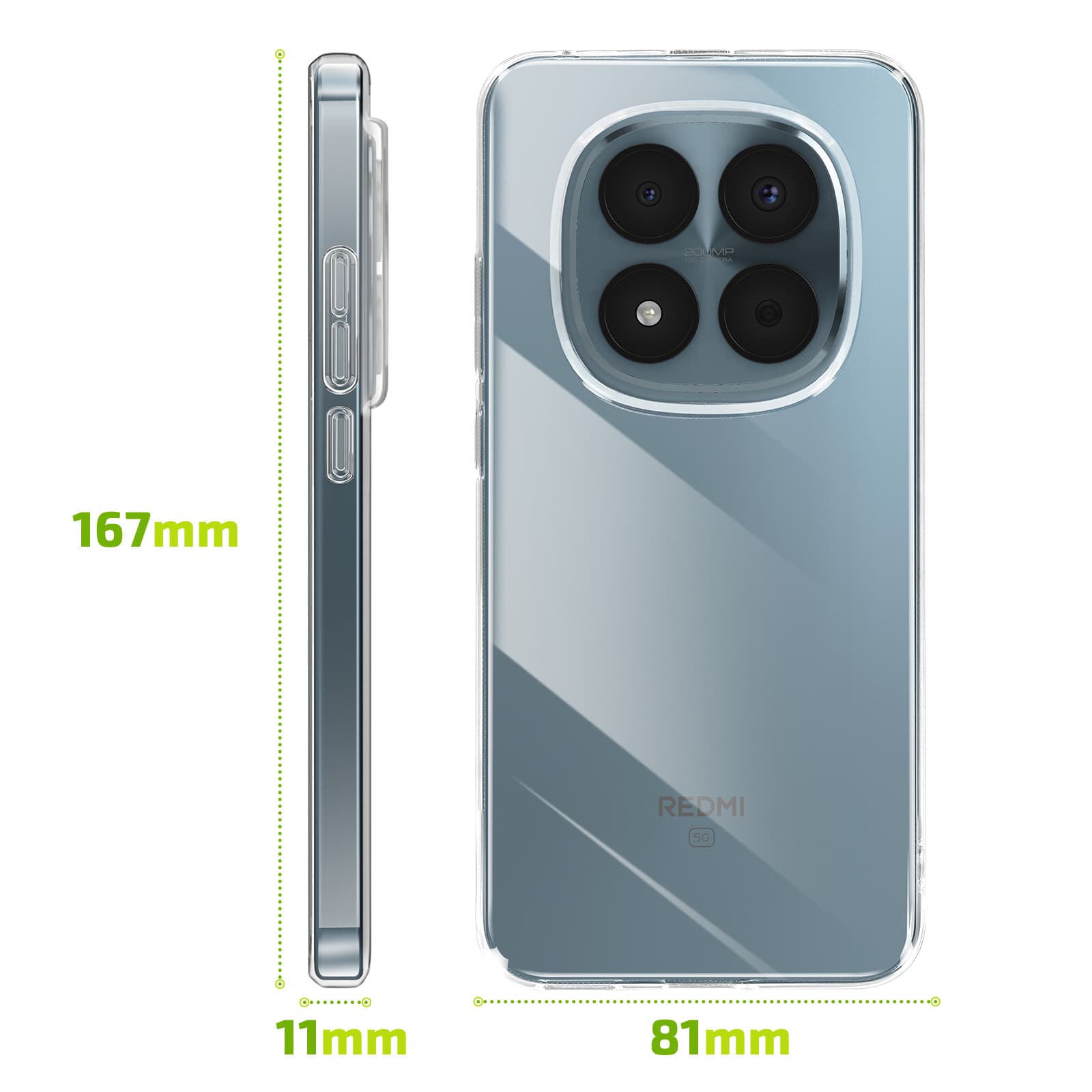 Coque Redmi Note 15 Pro Transparent