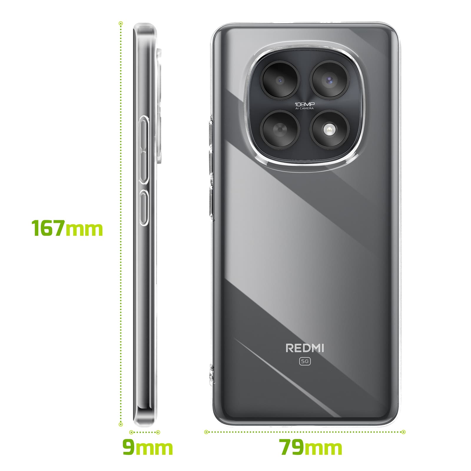Coque Redmi Note 15 5G Transparent