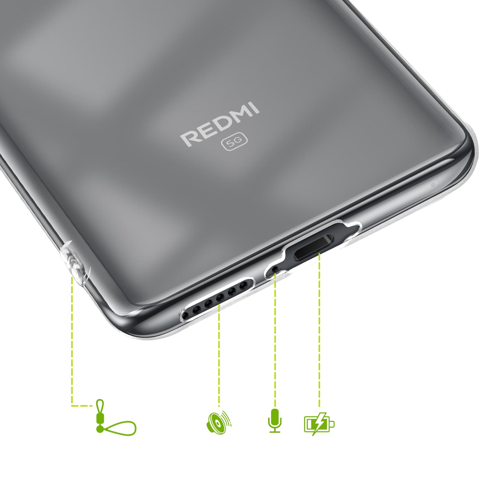 Coque Redmi Note 15 5G Transparent