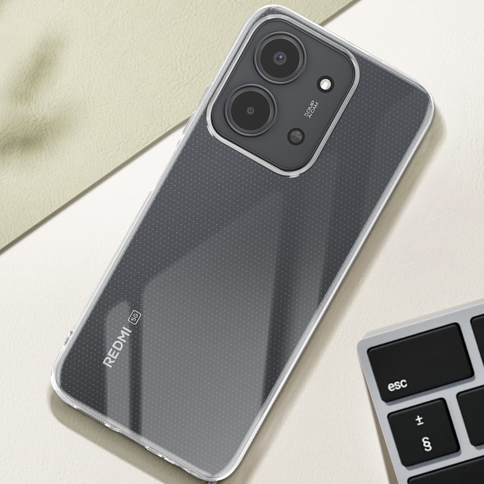 Coque Transparente Xiaomi Redmi 15C Silicone Souple - Mayaxess