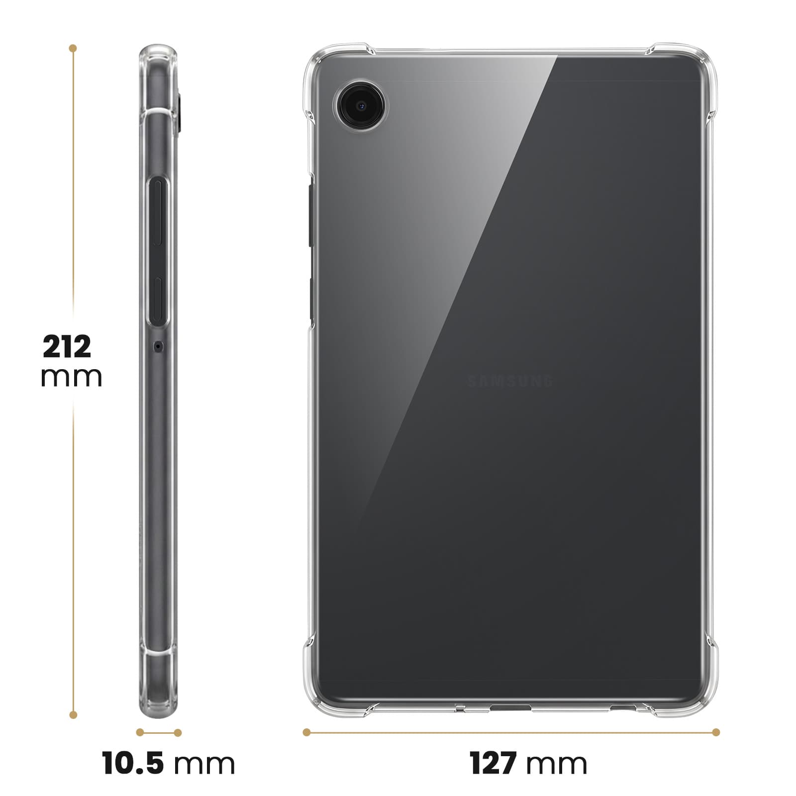 Coque Samsung Galaxy Tab A11 Flexair Transparent