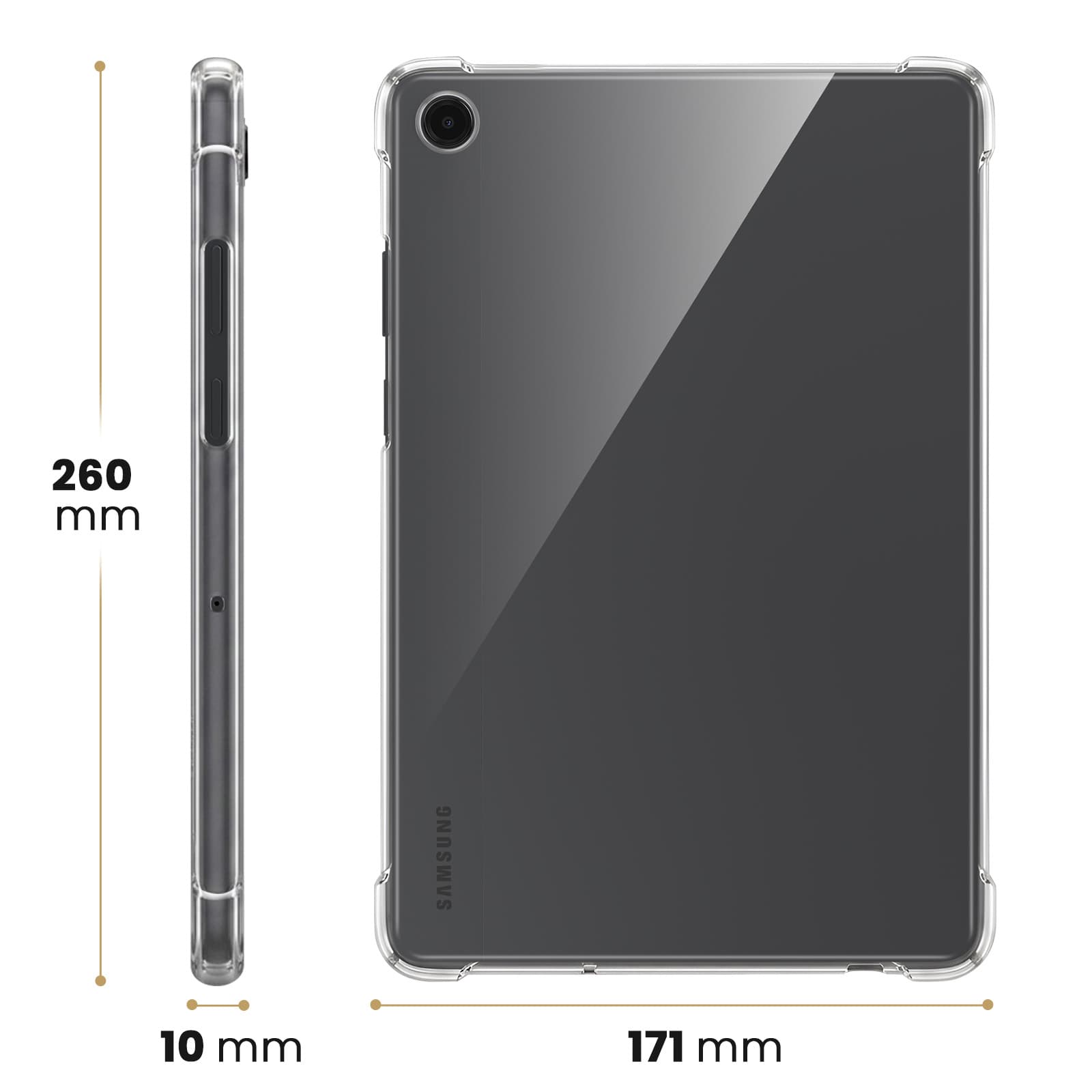 Coque Samsung Galaxy Tab A11 Plus Transparent