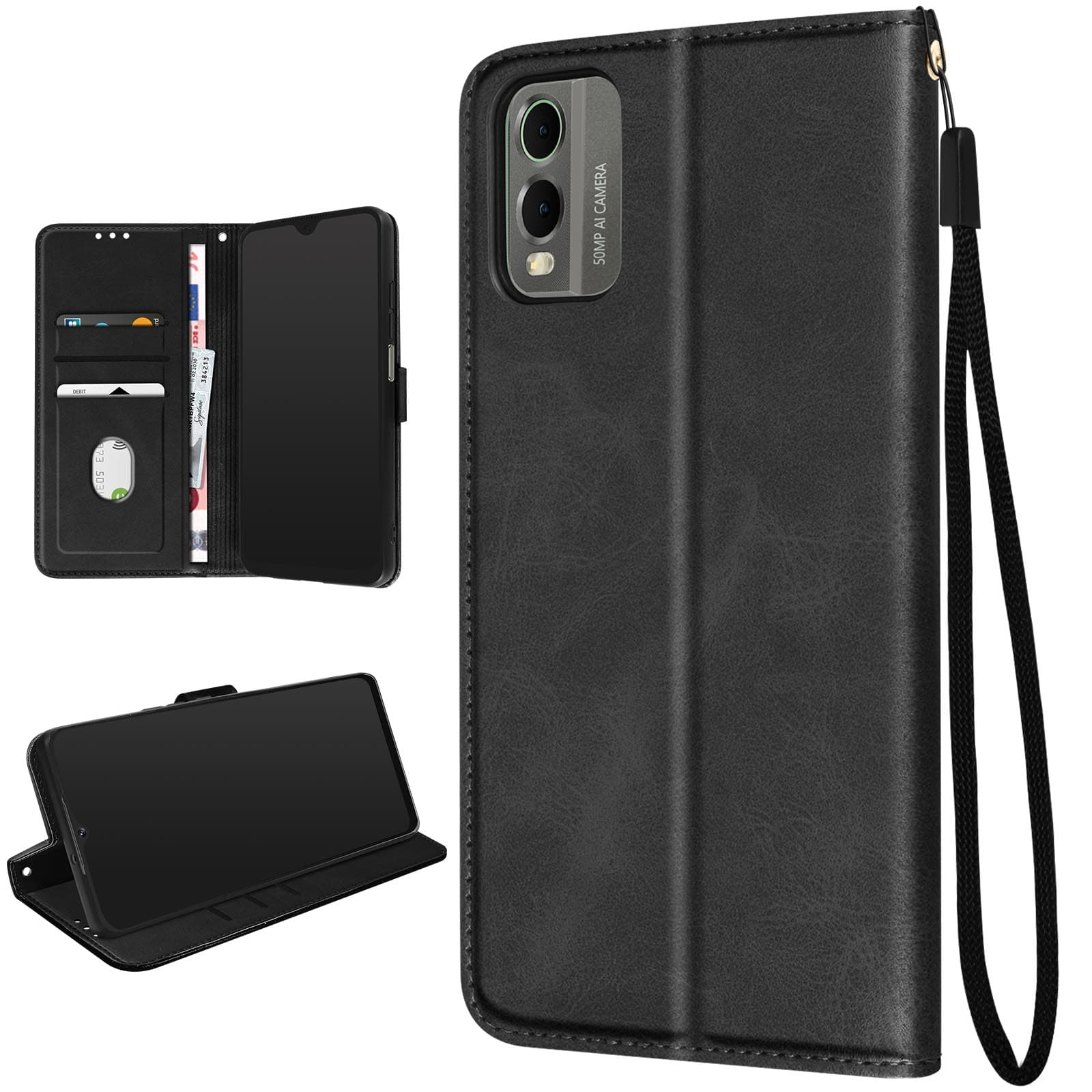 Etui Nokia C32 Clapet Portefeuille