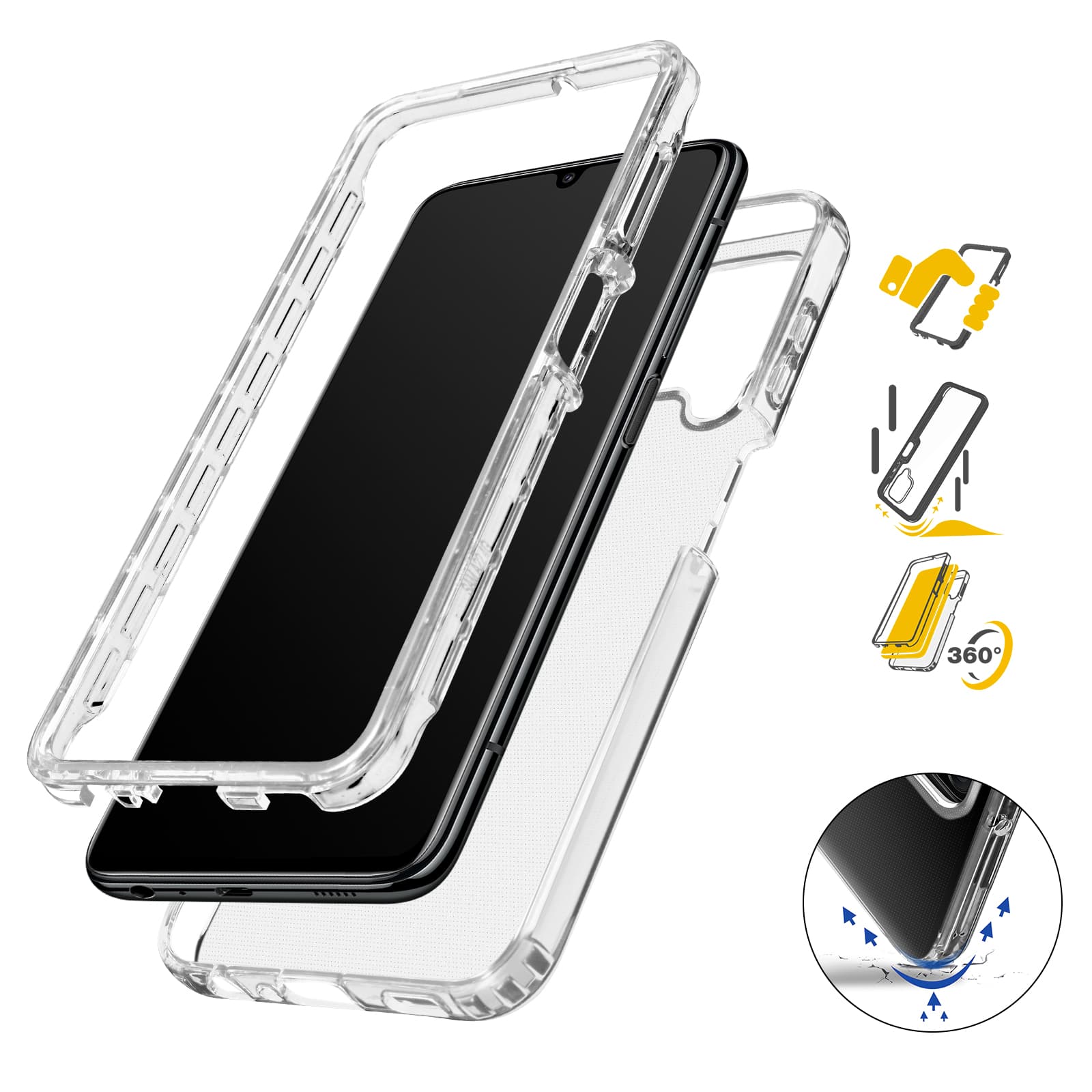 Coque Samsung Galaxy A22 Hybride