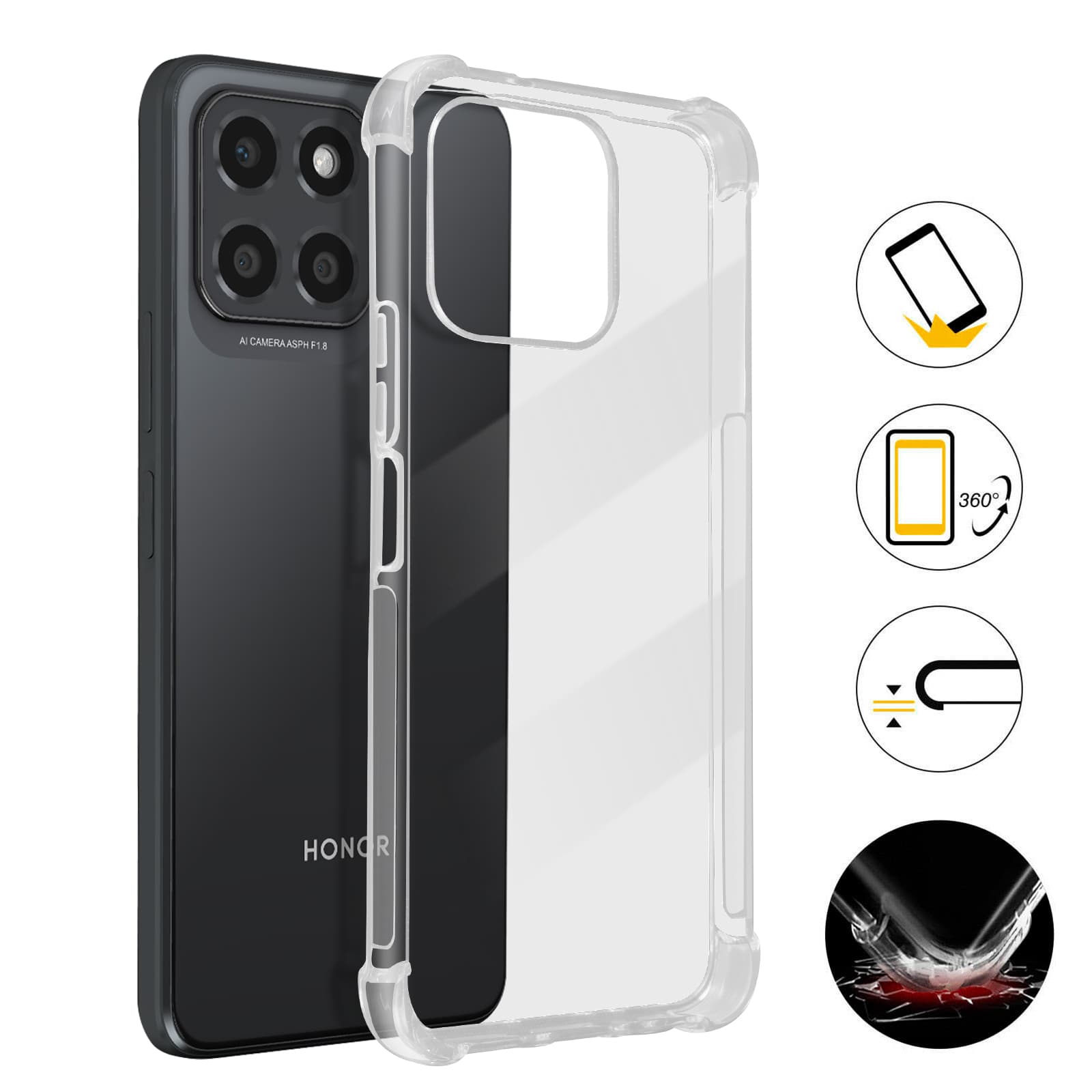 Coque Honor 70 Lite, X8 5G