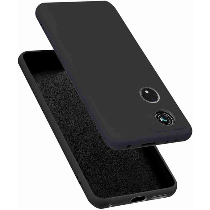 Pochette Oppo Reno 8T 4G en Silicone Liquide Noir