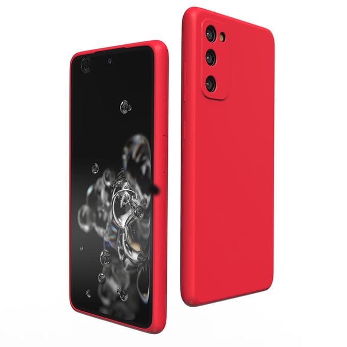 Coque Samsung S22 en Silicone Liquide Rouge