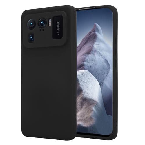 Pochette Xiaomi Mi 11 Ultra en Silicone Liquide Noir