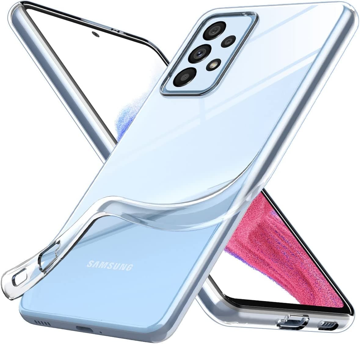 Pochette Samsung A23 Transparente Antichoc
