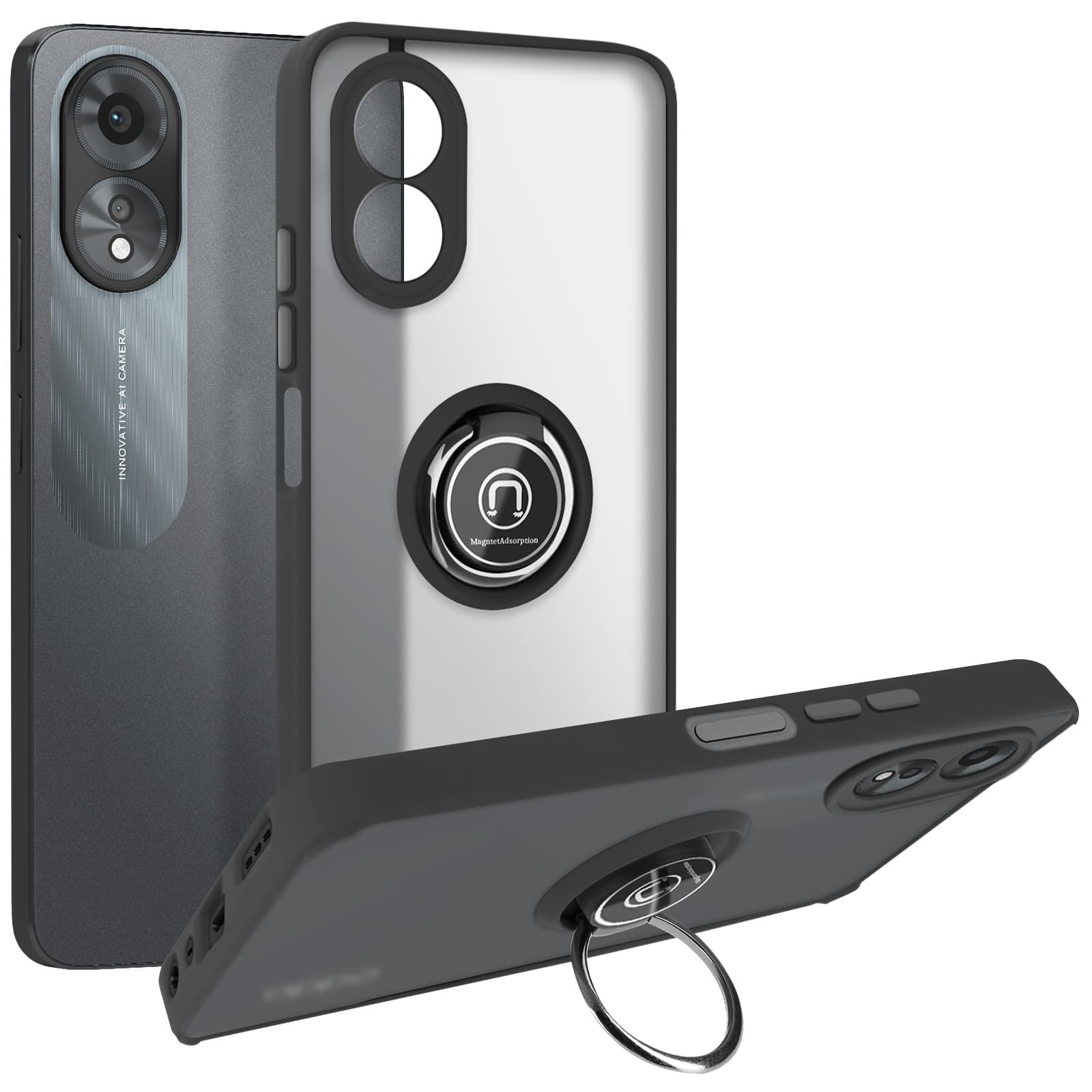 Coque Oppo A38 A Bague Magnetique
