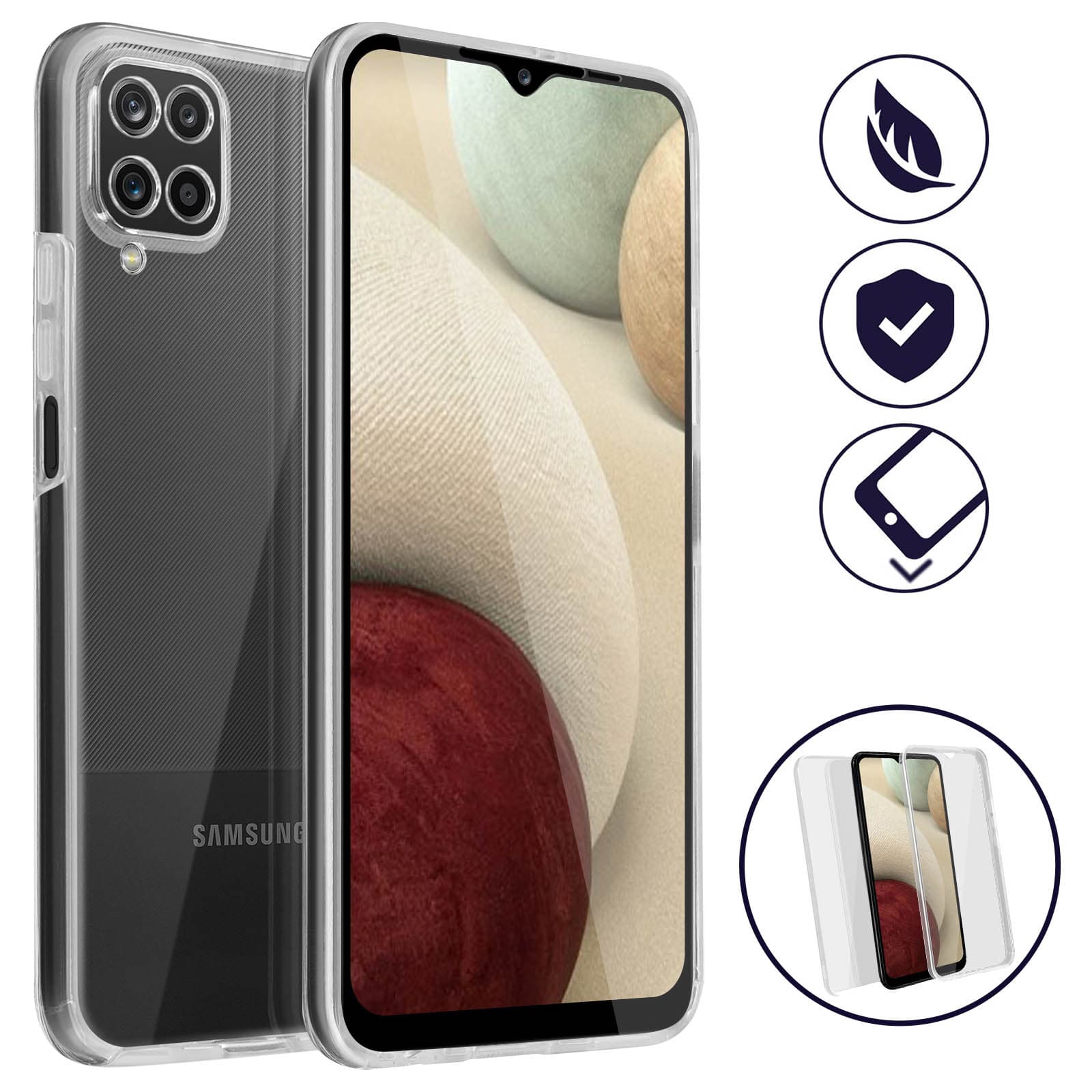 Coque Samsung Galaxy A12 Integrale 360°