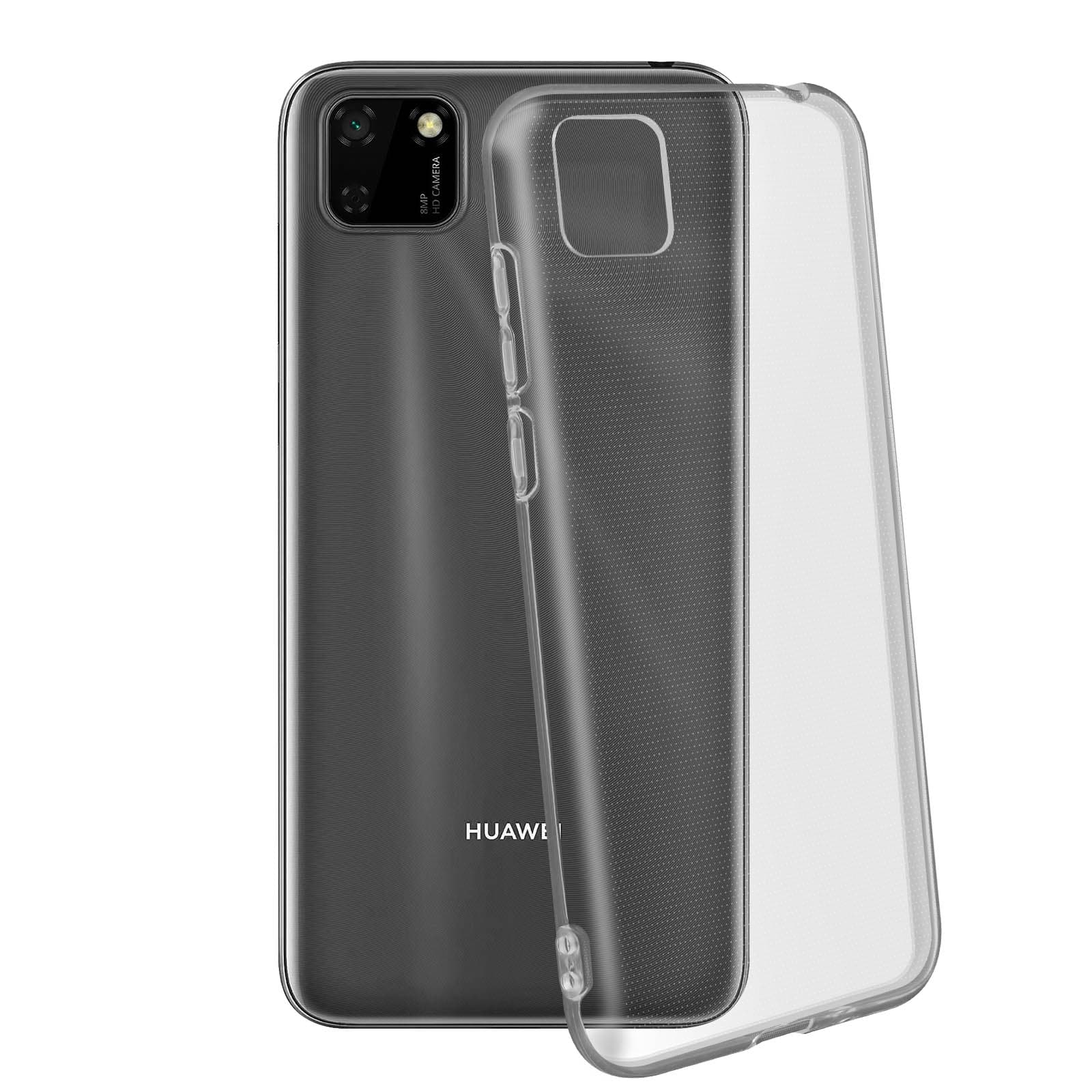 Coque Huawei Y5p en Silicone Gel, Fine et Résistante - Transparent