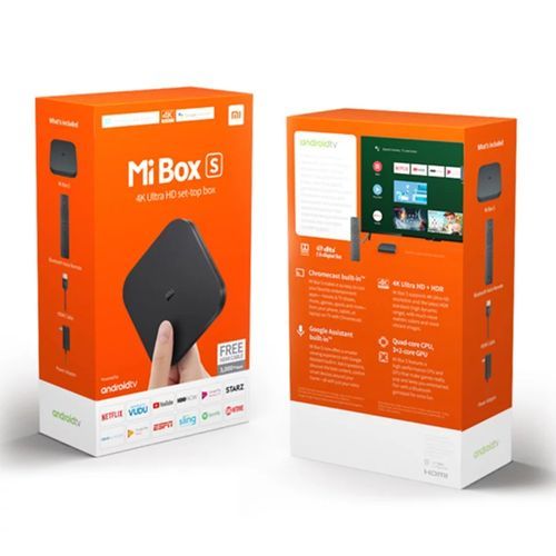 Netflix Uhdxiaomi Mi Tv Box S 2nd Gen 4k Hdr Android Tv With Netflix &  Google Tv