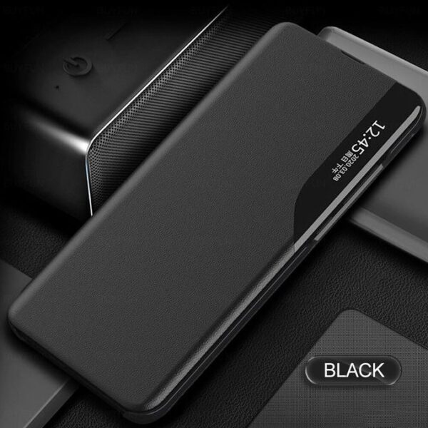 Cover Samsung S22 Ultra 5G Simili Cuir Texturé Noir