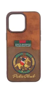 Coque iPhone 12 pro Luxe Effet Cuir avec Porte-Carte – Style Polo Club Premium Antichoc