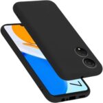 Case Pochette en silicone souple pour Honor X7 Noir