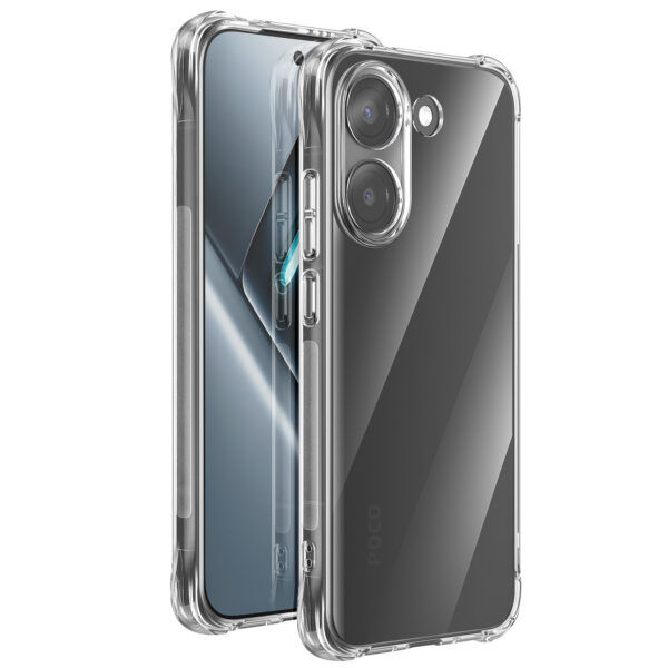 Coque Antichoc pour Xiaomi Poco X8 Pro avec Protection caméra - Transparente