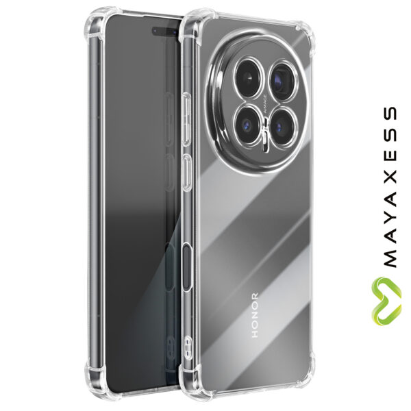 Coque Honor Magic 8 Pro Coins Bumpers renforcés Antichoc Mayaxess - Transparent